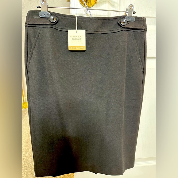 NWT Talbots black skirt, size 8 - Picture 1 of 7